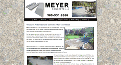 Desktop Screenshot of meyerconcretellc.com
